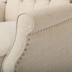 Set Of 2 Walter Contemporary Tufted Fabric Press-Back Recliners Beige - Christopher Knight Home -FurniVerse Store GUEST a0c564a6 b836 472e 8dc9 642c0829753e