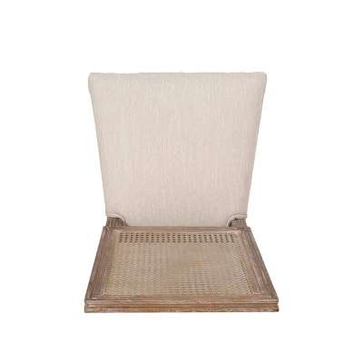 Set Of 6 Regina French Country Wood And Cane Upholstered Dining Chairs - Christopher Knight Home 5 Set Of 6 Regina French Country Wood And Cane Upholstered Dining Chairs - Christopher Knight Home - Image 5