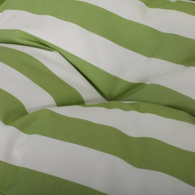 Greystone Indoor/Outdoor Hanging Chair With 8' Chain - White/Green - Christopher Knight Home 6 Greystone Indoor/Outdoor Hanging Chair With 8' Chain - White/Green - Christopher Knight Home - Image 6