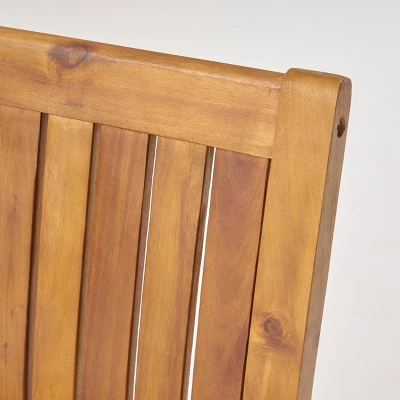 Huckleberry 7pc Acacia Wood And Iron Planter Dining Set 2 Huckleberry 7pc Acacia Wood And Iron Planter Dining Set - Image 2