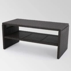 Sanger 5pc Wicker Chat Set - Dark Brown - Christopher Knight Home -FurniVerse Store GUEST a3a6a514 dfc0 4c27 bfa2 e45090b72b9f