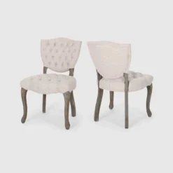 Set Of 2 Crosswind Tufted Dining Chair - Christopher Knight Home -FurniVerse Store GUEST a4237612 809d 4537 be05 435c78db206e