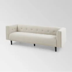 Ludwig Mid Century Modern Upholstered Tufted Sofa - Christopher Knight Home -FurniVerse Store GUEST a54364e0 d2a6 4668 b19a 11a62b6f23a6