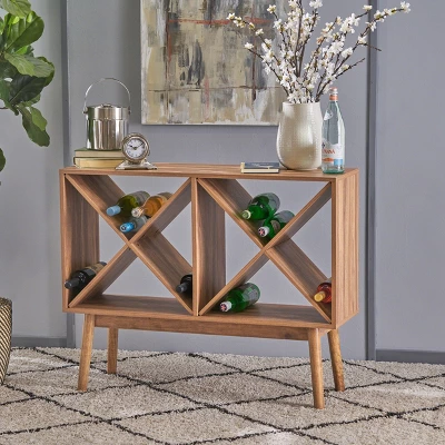 Birny Mid Century Bar Cabinet - Christopher Knight Home 1 Birny Mid Century Bar Cabinet - Christopher Knight Home