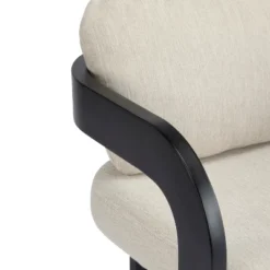 Christopher Knight Home Smolder Modern Rubberwood Upholstered Dining Chairs With Pillow Back (Set Of 2) -FurniVerse Store GUEST a5717381 b8ee 4c04 8d46 3443c396e484