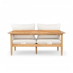 Christopher Knight Home Kara 61" Outdoor Acacia Wood Loveseat With Water-Resistant Cushions And Slat Open Back 13 Christopher Knight Home Kara 61" Outdoor Acacia Wood Loveseat With Water-Resistant Cushions And Slat Open Back -FurniVerse Store GUEST a6277f48 6820 427f 9017 1bc331a0357d