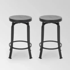Set Of 2 Skyla Modern Industrial Swivel Counter Height Barstool - Christopher Knight Home 13 Set Of 2 Skyla Modern Industrial Swivel Counter Height Barstool - Christopher Knight Home -FurniVerse Store GUEST a73d5f1a 0f8d 4b1b 9e38 1537e96ff493