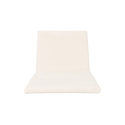 Christopher Knight Home Perla Outdoor Acacia Wood Armless Adjustable Chaise Lounge With Cushion (Set Of 4) 9 Christopher Knight Home Perla Outdoor Acacia Wood Armless Adjustable Chaise Lounge With Cushion (Set Of 4) - Image 9