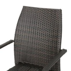 Christopher Knight Home Outdoor Wicker Stacking Dining Chairs (Set Of 2), Multibrown -FurniVerse Store GUEST a92c244b ea05 4202 8e0b b386395a5030 2