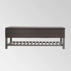 Regent Wicker Storage Bench - Christopher Knight Home -FurniVerse Store GUEST a95bd027 1d6e 4068 a947 0d0cd5a40a6f