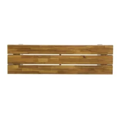 Christopher Knight Home Appling 57" Outdoor Acacia Wood Bench With Sled Base, Natural -FurniVerse Store GUEST aa7a3bfe 1316 4612 8dc3 b629061d6b24