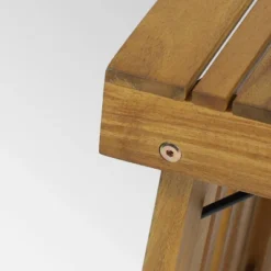 Ariana 3pc Acacia Wood Chaise Lounge Set - Teak/Cream - Christopher Knight Home -FurniVerse Store GUEST abafa09a b980 417f 9459 73a33e926b80