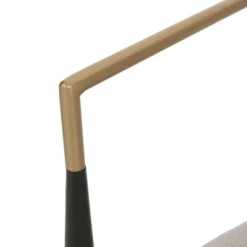 Christopher Knight Home Set Of 2 Elmore Iron Upholstered Dining Chairs Beige/Black/Gold -FurniVerse Store GUEST ac3ec3ac 7d93 4d4c bda1 78b59c9d3f8c