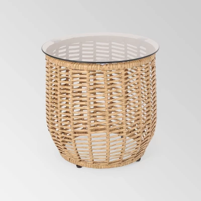 Boynton Wicker Side Table - Christopher Knight Home 6 Boynton Wicker Side Table - Christopher Knight Home - Image 6
