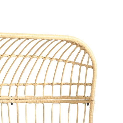 Christopher Knight Home Palos Outdoor Wicker Loveseat With Cushion 8 Christopher Knight Home Palos Outdoor Wicker Loveseat With Cushion - Image 8