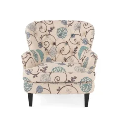 Tafton Floral Club Accent Chair - Christopher Knight Home