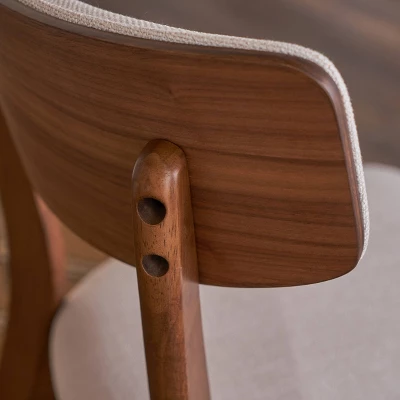 5pc Alma Mid Century Wood Dining Set - Christopher Knight Home 3 5pc Alma Mid Century Wood Dining Set - Christopher Knight Home - Image 3