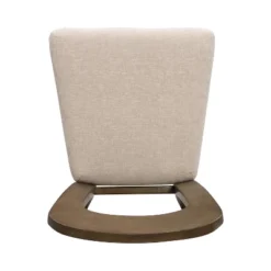 Set Of 2 Elegant Wooden Dining Chairs With Chenille Upholstered Seat, Solid Rubberwood Frame - Christopher Knight Home -FurniVerse Store GUEST ae4df046 d7ad 4d34 8391 b045cfc6626c