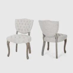 Set Of 2 Crosswind Tufted Dining Chair - Christopher Knight Home -FurniVerse Store GUEST af6d2e6a e9bd 4f28 8e31 e99c958fc69d