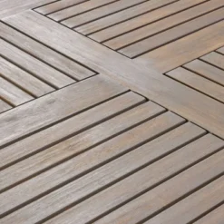 Wyatt 7pc Acacia Wood & Polyethylene Wicker Patio Dining Set - Gray/Beige - Christopher Knight Home: Outdoor Furniture Set With Cushions -FurniVerse Store GUEST b09a7b2c 7180 47cf 8527 bf951d7a52a6