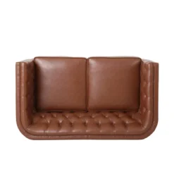 Holasek Contemporary Upholstered Tufted Loveseat - Christopher Knight Home -FurniVerse Store GUEST b1279656 242d 46a0 a504 447a879dcb68