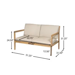 Christopher Knight Home Vanda Patio 6 Pieces Acacia Wood Open Slat Seating Set With Cushions 11 Christopher Knight Home Vanda Patio 6 Pieces Acacia Wood Open Slat Seating Set With Cushions -FurniVerse Store GUEST b1a3e5b1 50b8 4951 accf 3c99e94b4d32