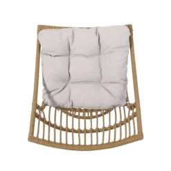 3pc Caryl Outdoor Wicker Chat Set With Cushions: High Back, Iron Frame - Christopher Knight Home -FurniVerse Store GUEST b1a9b1f3 62e8 4837 a8d4 afd82b7513b8