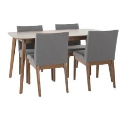 5pc Kwame 60" Dining Set - Christopher Knight Home -FurniVerse Store GUEST b1c51623 6e52 4bdd 93d9 366f74d4637f