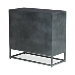Conley Handcrafted Modern Industrial 2 Door Cabinet Gray/Black - Christopher Knight Home -FurniVerse Store GUEST b2335b6b 053c 4352 b66b 8460dab6d62b