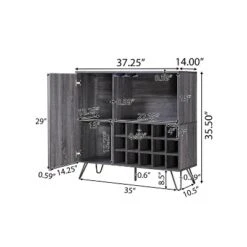 Lochner Mid Century Wine & Bar Cabinet - Christopher Knight Home -FurniVerse Store GUEST b559191c 6372 4dd1 814e ff92c0333976