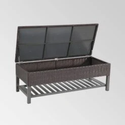 Regent Wicker Storage Bench - Christopher Knight Home -FurniVerse Store GUEST b63ade7c 0392 4fc3 a7c4 befc4890e163