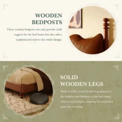 Christopher Knight Home Calka Modern Faux Leather Upholstered Coffee Bed With Headboard -FurniVerse Store GUEST b8176d90 5b02 4cde 8370 4716eabe3cfa