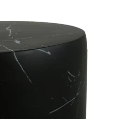 Christopher Knight Home Urkta Cylindrical Light Weight Concrete Side Table,Black Marble -FurniVerse Store GUEST bbcf6f6f 6e83 47ad 9680 0061d81e55d1