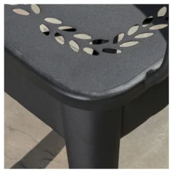 Lourdes 3pc Cast Iron Patio Bistro Set - Black Sand - Christopher Knight Home -FurniVerse Store GUEST be35c763 9fda 441e a25e 7300cd393dcd