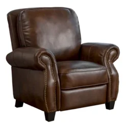 Torreon Faux Leather Recliner Club Chair Dark Brown - Christopher Knight Home -FurniVerse Store GUEST bf758b12 2901 4269 8135 7912cbedc659