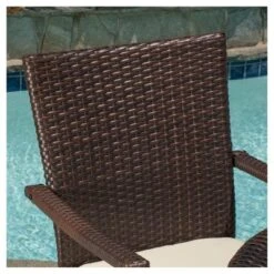 Corsica 3pc All-Weather Wicker Patio Chair Set - Brown - Christopher Knight Home -FurniVerse Store GUEST c24aabcb 72ec 421c ae35 8b3b387dd1a9