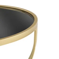 Modern Mesh Metal Accent Table With Wood Top, Round Indoor/Outdoor Side Table, Metal Frame Patio End Tables -Christopher Knight Home -FurniVerse Store GUEST c390a895 c7d3 48da 81a0 ce3a4a1d68ae