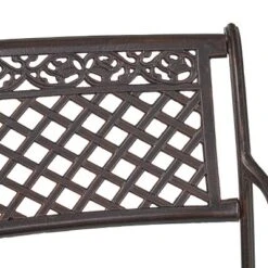 Sebastian Cast Aluminum Patio Sector Bench - Shiny Copper - Christopher Knight Home -FurniVerse Store GUEST c412ff30 ce39 4484 8cae bb440f09b6d6