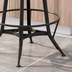 Clarkson Modern Industrial Adjustable Barstool Natural/Black - Christopher Knight Home -FurniVerse Store GUEST c478989b af88 4c60 bf4e 7c1338cc1a16