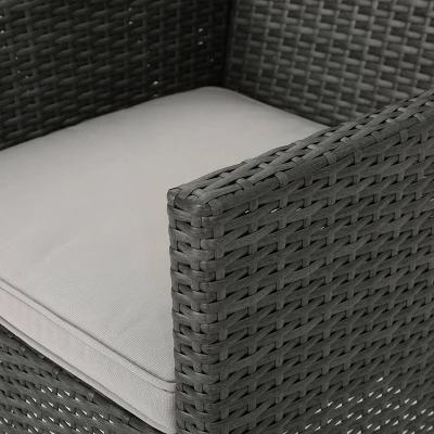 Cypress 2pk Wicker Dining Chairs - Christopher Knight Home 3 Cypress 2pk Wicker Dining Chairs - Christopher Knight Home - Image 3