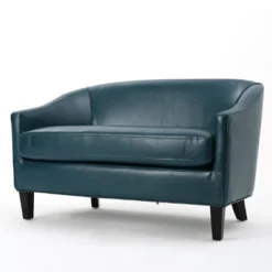 Justine Faux Leather Loveseat - Christopher Knight Home -FurniVerse Store GUEST c9ac9d6b 8700 4b64 8f06 e29c87636b8c