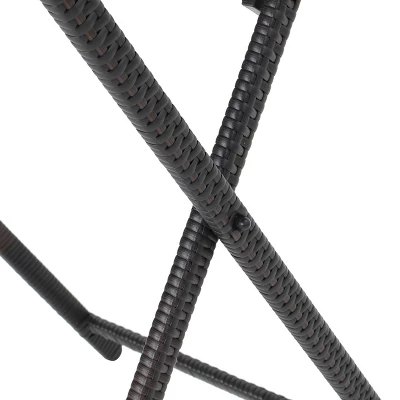 Christopher Knight Home Margarita Outdoor Wicker Folding 5 Piece Bar Set, Multibrown 9 Christopher Knight Home Margarita Outdoor Wicker Folding 5 Piece Bar Set, Multibrown - Image 9