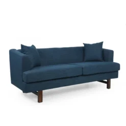 Mableton Mid-Century Modern Upholstered 3 Seater Sofa - Christopher Knight Home -FurniVerse Store GUEST cbb25ac6 e31b 493a bf49 c0c6e20baf7f