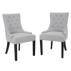 Set Of 2 Hayden Tufted Dining Chairs - Christopher Knight Home -FurniVerse Store GUEST ccb7cbf0 5795 401f 93f0 68c519e15de7