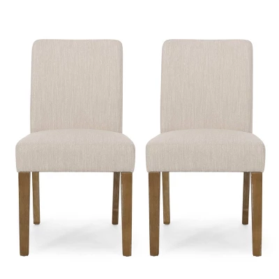 Set Of 2 Kuna Contemporary Upholstered Dining Chairs - Christopher Knight Home 5 Set Of 2 Kuna Contemporary Upholstered Dining Chairs - Christopher Knight Home - Image 5
