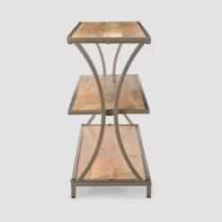 Kimball Modern Industrial Console Table Natural - Christopher Knight Home -FurniVerse Store GUEST ce32959e 9f05 4ed0 a95a 47a5236dff5a