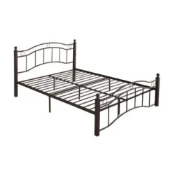 Queen Bouvardia Modern Contemporary Iron Bed - Christopher Knight Home -FurniVerse Store GUEST d0607d1a ac12 4342 8908 f242663eedfe