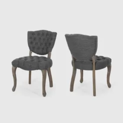 Set Of 2 Crosswind Tufted Dining Chair - Christopher Knight Home -FurniVerse Store GUEST d12499e9 01eb 4a27 90d0 6b20a09c2a22