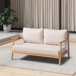 Christopher Knight Home Shane 50" Rustic Outdoor Acacia Wood Loveseat With Water-Resistant Cushion 17 Christopher Knight Home Shane 50" Rustic Outdoor Acacia Wood Loveseat With Water-Resistant Cushion -FurniVerse Store GUEST d16bf640 434f 4850 9b43 456fae385af9