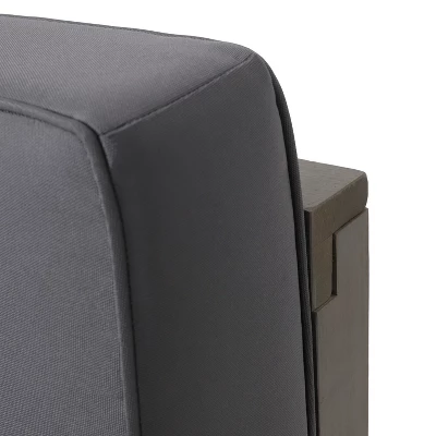 Christopher Knight Home Lyra Outdoor Acacia Wood 4 Seater 88.5" Sectional Sofa With Cushions 7 Christopher Knight Home Lyra Outdoor Acacia Wood 4 Seater 88.5" Sectional Sofa With Cushions - Image 7